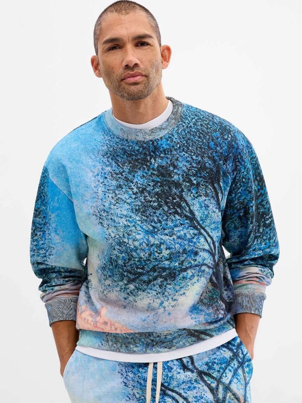 Simons Claude Monet Impressionist Painting Sweatshirt Men’s XL NWT